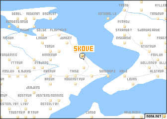 map of Skove