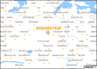 map of Skov Hastrup