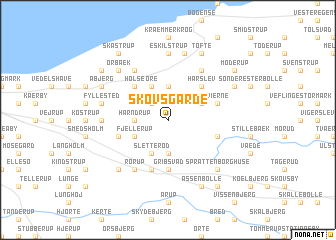 map of Skovsgårde