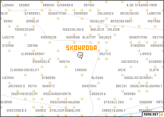 map of Skowroda