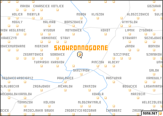 map of Skowronno Górne