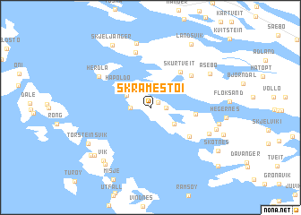 map of Skråmestøi