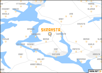 map of Skråmsta