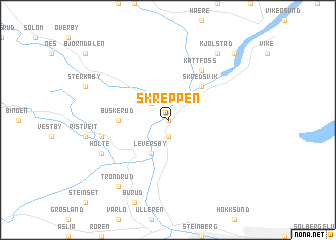 map of Skreppen