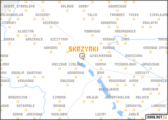 map of Skrzynki