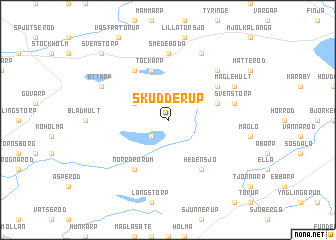 map of Skudderup