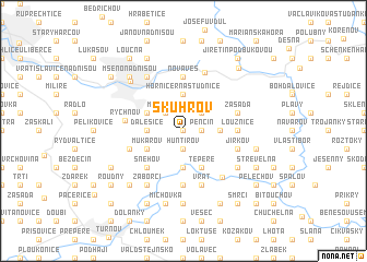 map of Skuhrov