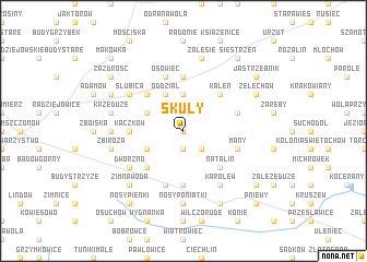 map of Skuły