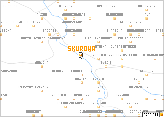 map of Skurowa