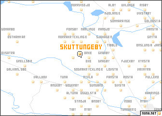 map of Skuttungeby