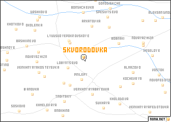 map of Skvorodovka