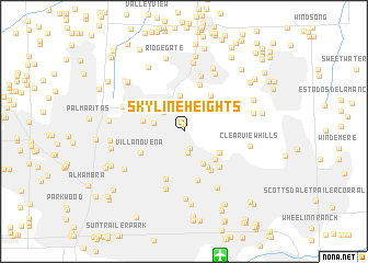 map of Skyline Heights