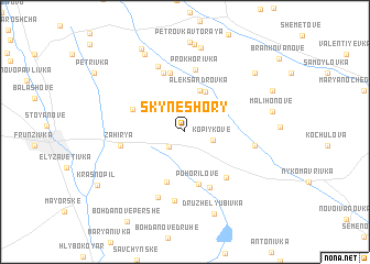 map of Skyneshory