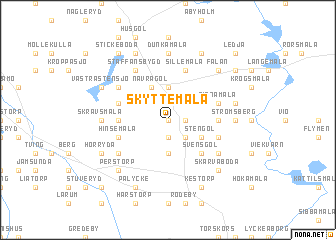 map of Skyttemåla