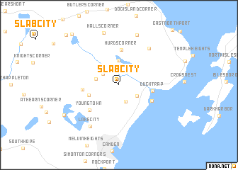 map of Slab City