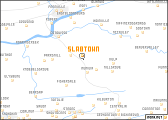 map of Slabtown