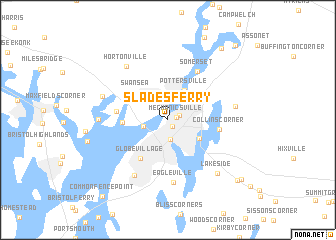 map of Slades Ferry