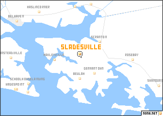 map of Sladesville