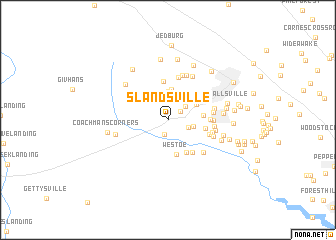 map of Slandsville