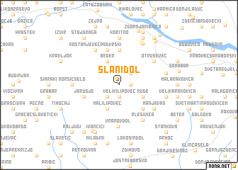 map of Slani Dol