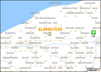 map of Slappeterp