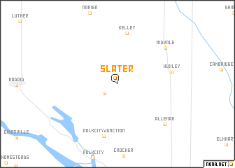 map of Slater