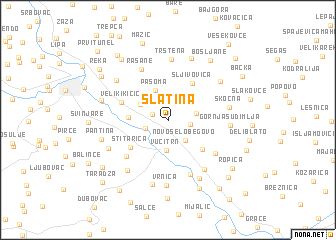 map of Slatina