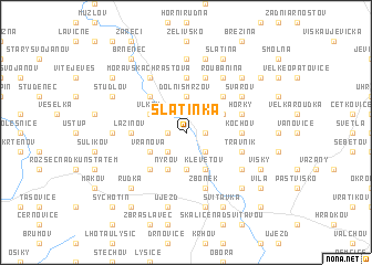 map of Slatinka