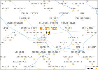 map of Slatinka