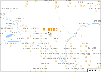 map of Slatna