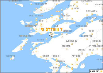 map of Slätthult