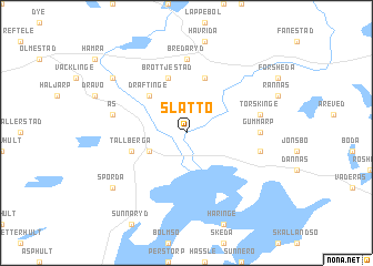 map of Slättö
