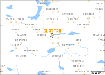 map of Slåttra