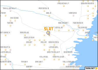 map of Slät