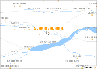 map of Slavinshchina