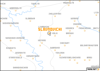 map of Slavnovichi