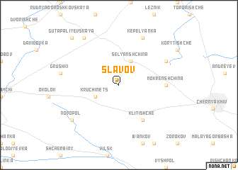 map of Slavov