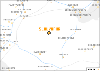 map of Slavyanka