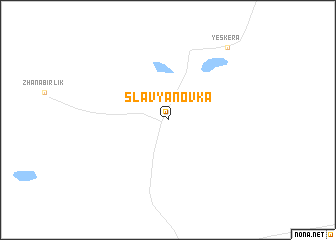 map of Slavyanovka
