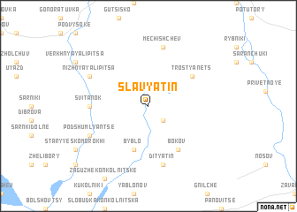 map of Slavyatin