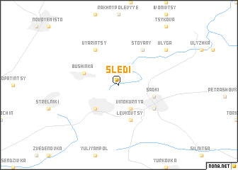 map of Sledi