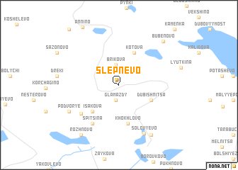 map of Slepnëvo