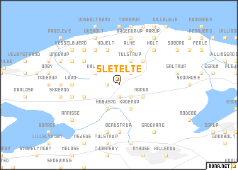 map of Sletelte