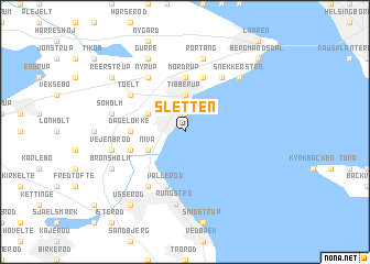 map of Sletten