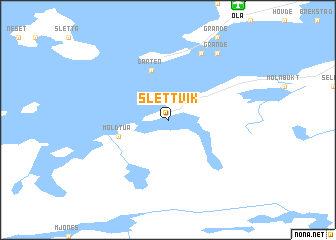 map of Slettvik