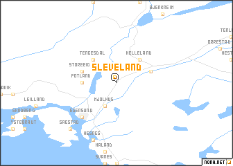 map of Sleveland
