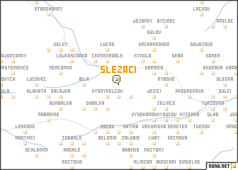 map of Slezáci