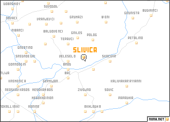 map of Slivica