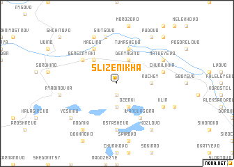 map of Slizenikha