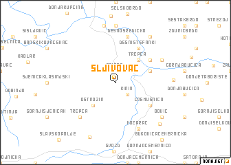 map of Šljivovac